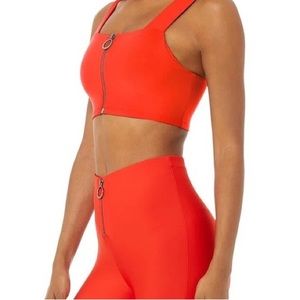 Alo red sports bra